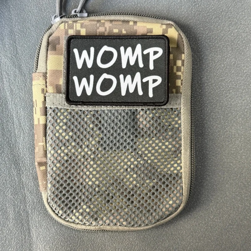 WOMP Parche Táctico Moral con Gancho y Bucle para Mochilas Ropa