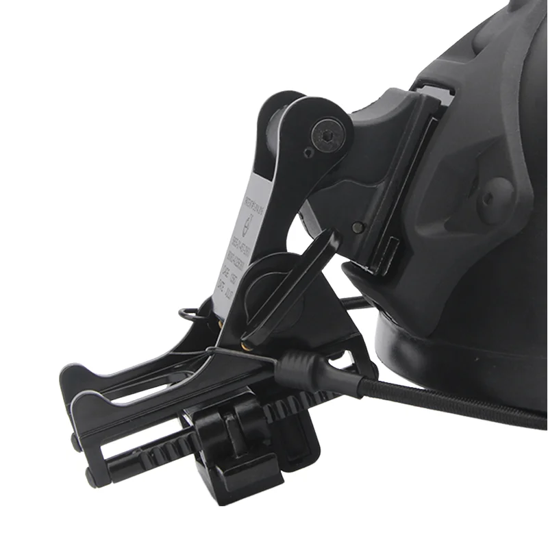 Gafas de visión nocturna de combate táctico NVG montaje de brazo de rinoceronte para caza Airsoft PVS-14 PVS-7 Mich M88 casco rápido Dropshippin - imagen 3