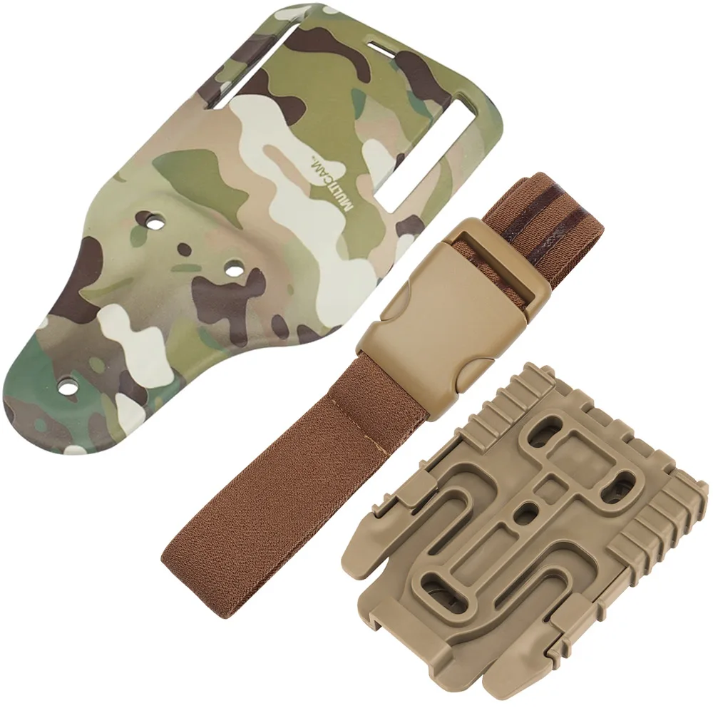 Cinturón táctico de extracción rápida para pistola, adaptador de plataforma QLS ajustable para Glock 1911 P226, fundas Airsoft, accesorios de caza