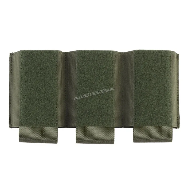 Gancho Loop 556 Triple bolsa para revistas M4 bolsillo magnético elástico para FCPC FCSK portador de placa aparejo de pecho caza Airsoft equipo MOLLE - imagen 4
