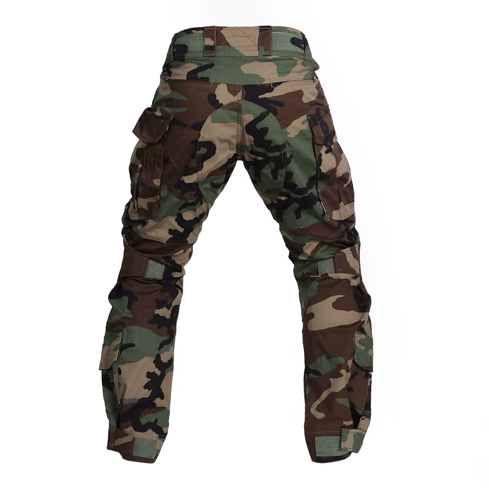 Emersongear G3, uniforme de combate táctico, trajes de camuflaje para entrenamiento de caza para hombre, camisa de senderismo, pantalones con rodilleras, bosque - imagen 4