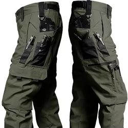 Pantalones tácticos cargo resistentes al desgaste con bolsillos trabajo