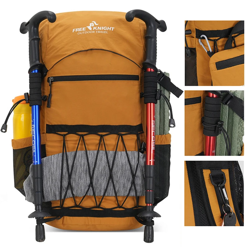 Mochila de escalada de 30L con bolsa pequeña para viajes al aire libre, senderismo, Camping, mochila grande para equipaje deportivo de montañismo - imagen 4