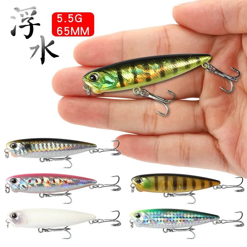 Señuelo de pesca Artificial, cebo de lubina, 10cm, 14,3g, lápiz, Wobbler, flotante, realispil100, Zigzag, aguas poco profundas, Jerkbait, Swimbait - imagen 5