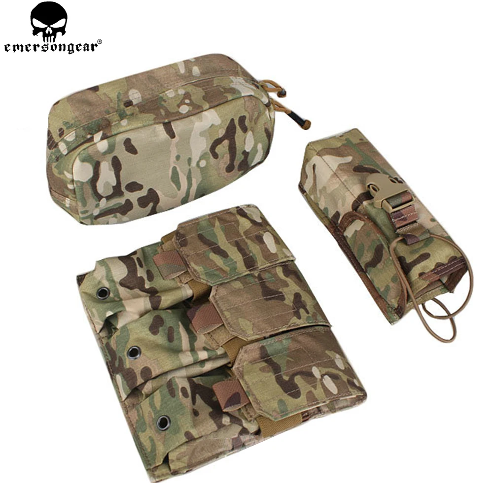 Chaleco táctico EMERSONGEAR LBT con bolsa Mag Molle chaleco de aparejo de pecho Airsoft chaleco de combate de caza Multi-camo EM7440 - imagen 5