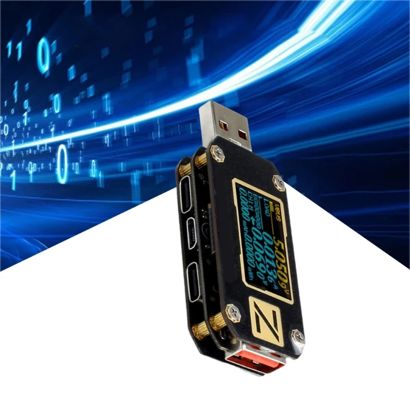 Probador USB PD compacto con múltiples funciones dispositivo prueba USB herramienta esencial ligera para ingeniería - imagen 5