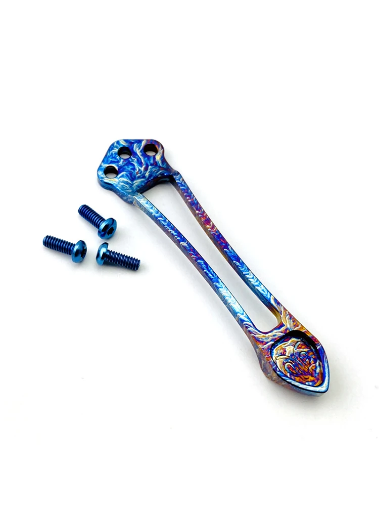 Cuchillo CNC de titanio integrado, Clip de bolsillo con tornillos para Benchmade 551 Griptillian 535 Bugout 940 585 980 Emerson CQC ZT0640 - imagen 2