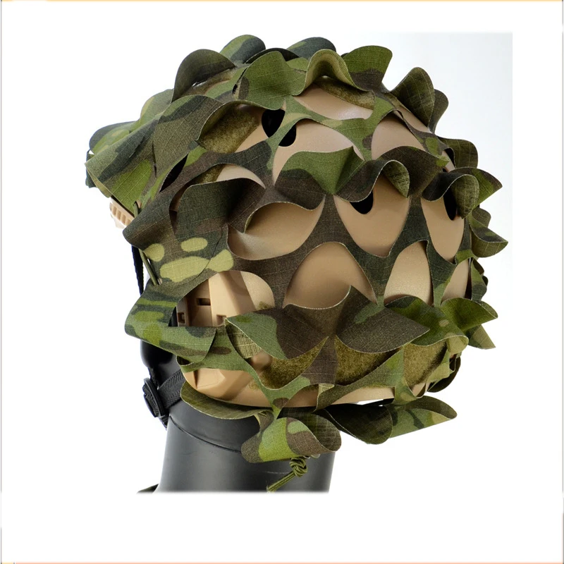 Cubierta de casco CS táctica de tela para casco táctico rápido con corte láser - imagen 4