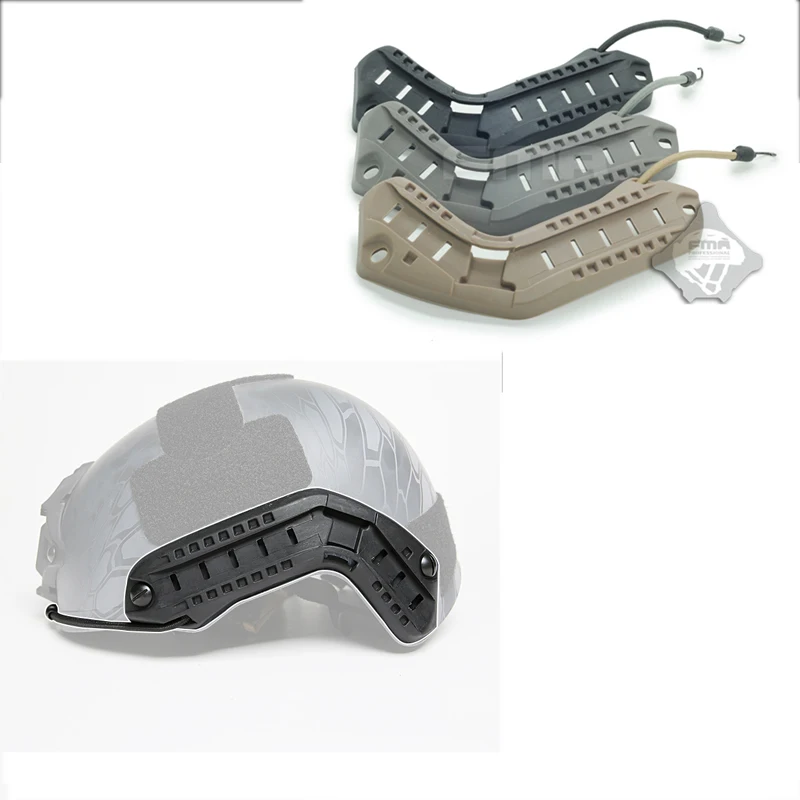 Riel guía FMA para accesorios de guía de casco balístico/BJ/PJ RÁPIDO OPS para exteriores