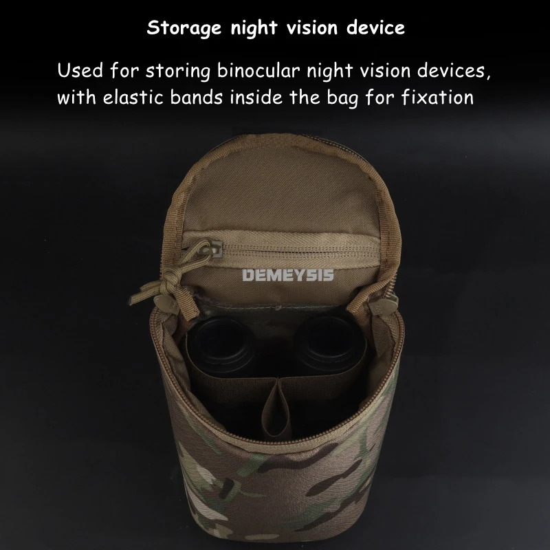 An/Pvs31 Binocular dispositivo de visión nocturna bolsa de almacenamiento de protección binocular táctico gafas de visión nocturna MOLLE NVG bolsa - imagen 5