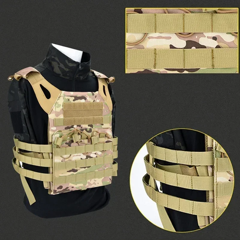 Chaleco MOLLE ultraligero portaplacas para airsoft y entrenamiento - imagen 5