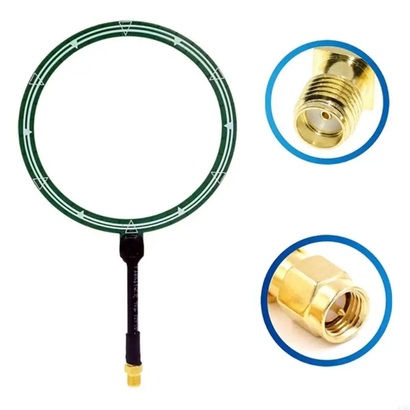 Antena campo cercano SMA antiinterferencias con conectores blindados