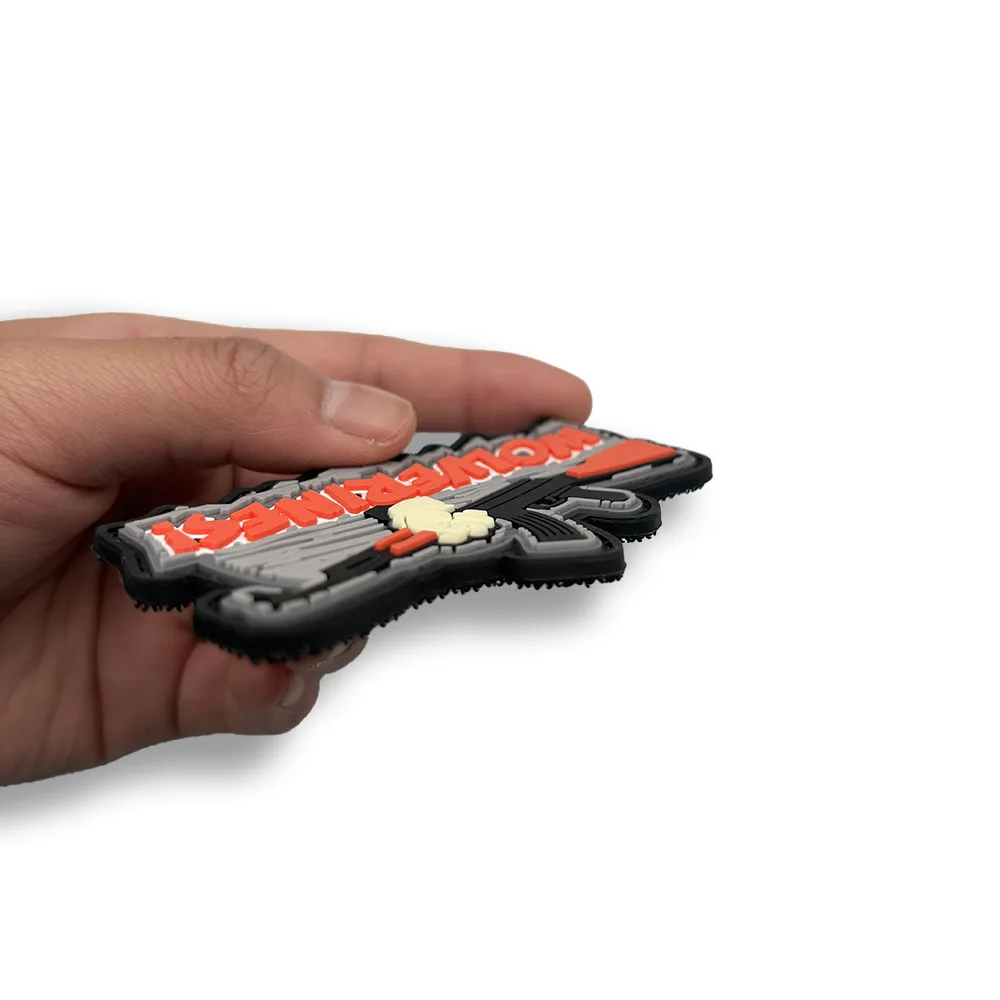 WOLVERINES Holding AK divertido insignia de moral parches de PVC para ropa táctica militar apliques personalizados gancho bucle mochila pegatina - imagen 5