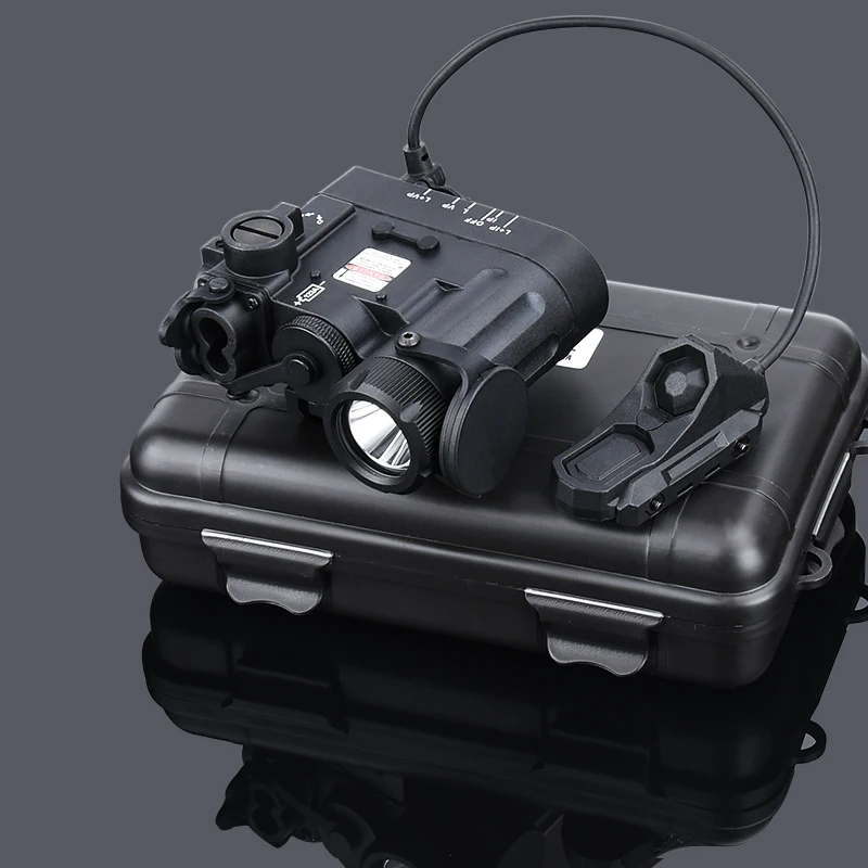 Linterna láser táctica DBAL D2, interruptor AXON, láseres IR rojos, luz LED infrarroja blanca, equipo de caza Airsoft apto para sistema de 20MM - imagen 3