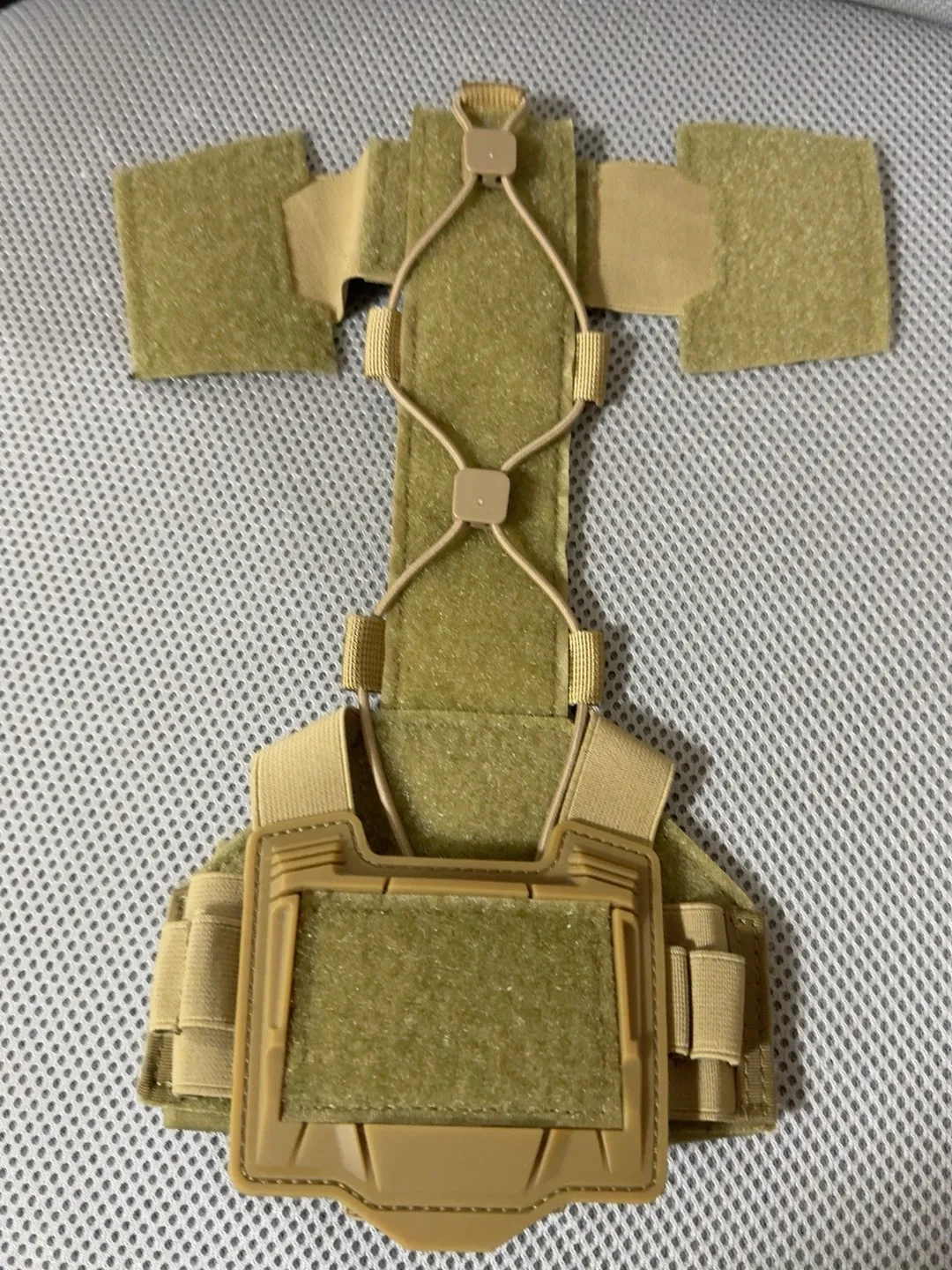 Cubierta de contrapeso de casco multiusos Universal táctico con cierre de gancho y bucle, soporte de batería y canal de gestión de cables