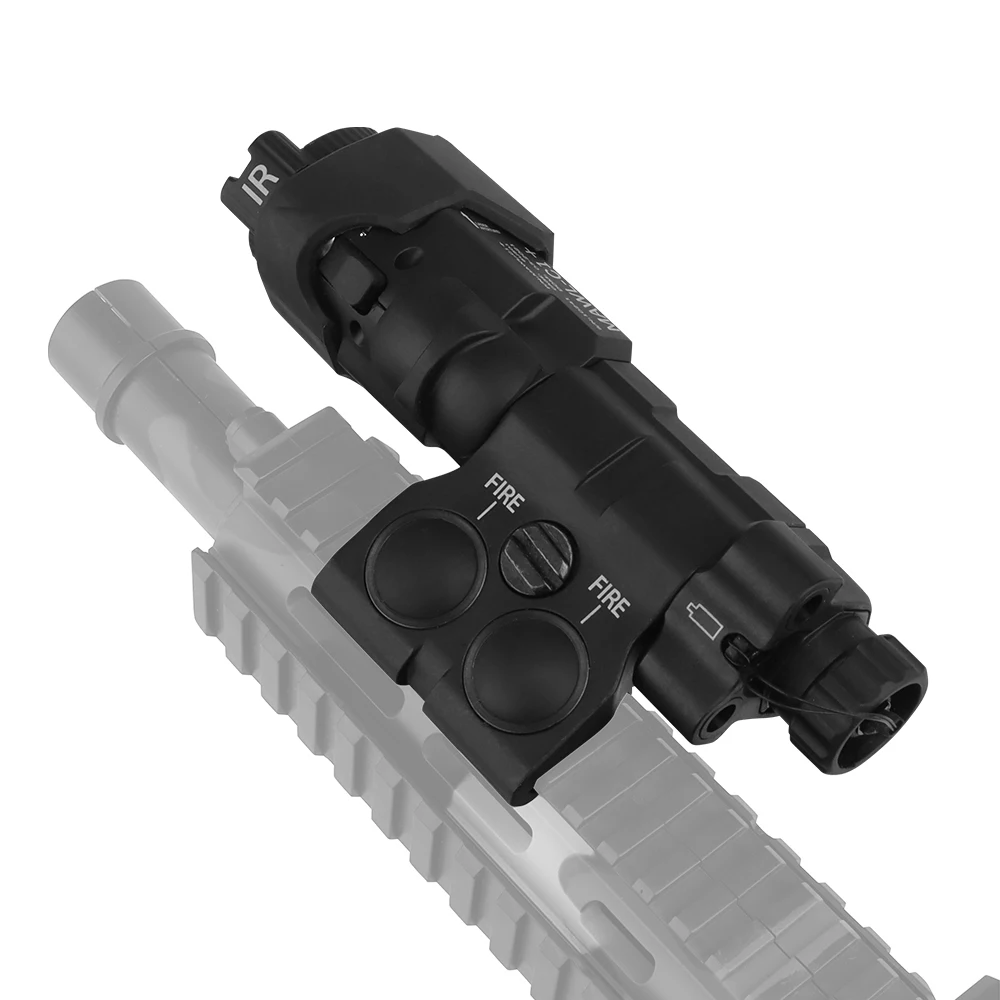 MAWL táctico C1 + caja de batería portátil para caza CR123/AAA, caja impermeable, montaje en riel, accesorios para pistola de Paintball Airsoft - imagen 5