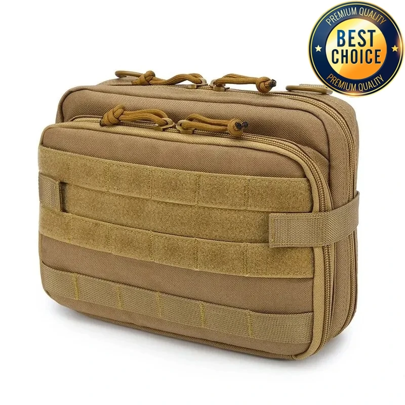 Kit de primeros auxilios táctico MOLLE, bolsa de almacenamiento portátil para exteriores, kit médico grande, kit multifunción para caza, Camping y senderismo