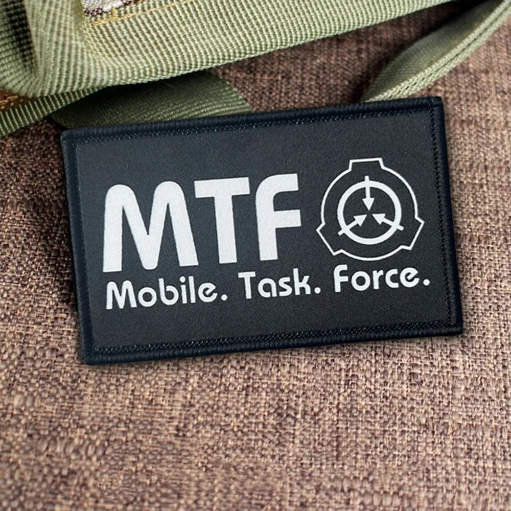 Parche táctico SCP Foundation MFT, parches de gancho y bucle, insignia de moral militar, brazalete del ejército, pegatinas para mochila - imagen 3