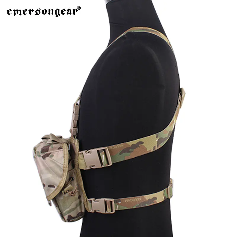 Emersongear, plataforma de pecho táctica Simple y ligera para chaleco táctico con múltiples bolsillos, entrenamiento, caza, combate, nailon, 11,11 ventas - imagen 2