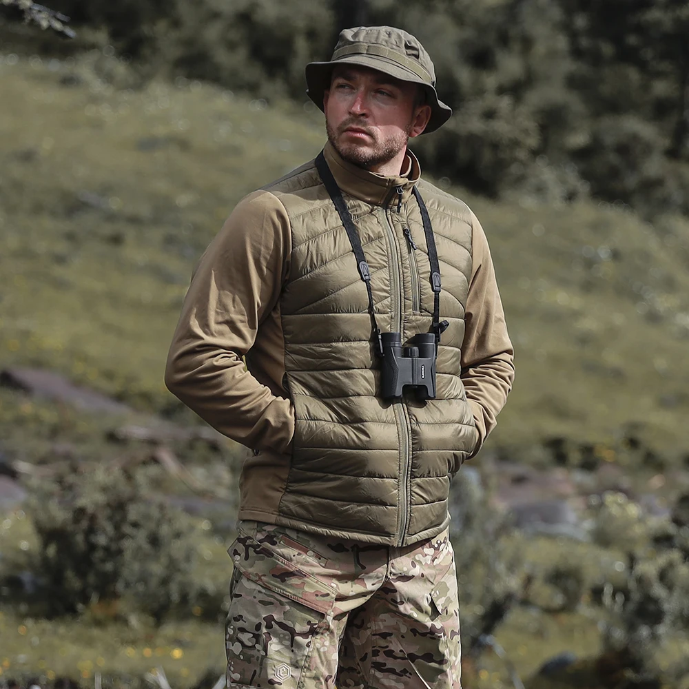 Emersongear etiqueta azul pantera de nieve chaqueta térmica de capa media abrigo cálido sudadera prendas de vestir exteriores deportes Camping viajero senderismo - imagen 2