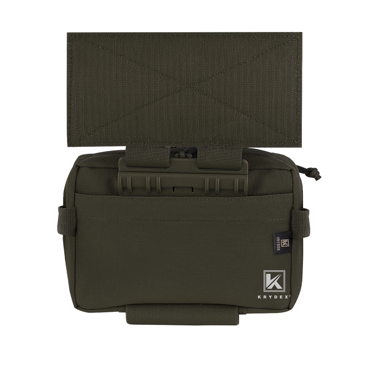 KRYDEX-riñonera táctica de liberación rápida, riñonera Modular de 9 "x 7" x 2 ", riñonera para chaleco portador de placa, aparejo de pecho, Color RG - imagen 2