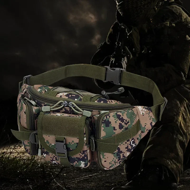 Riñonera táctica impermeable Oxford para teléfono, cartera y pecho - imagen 5