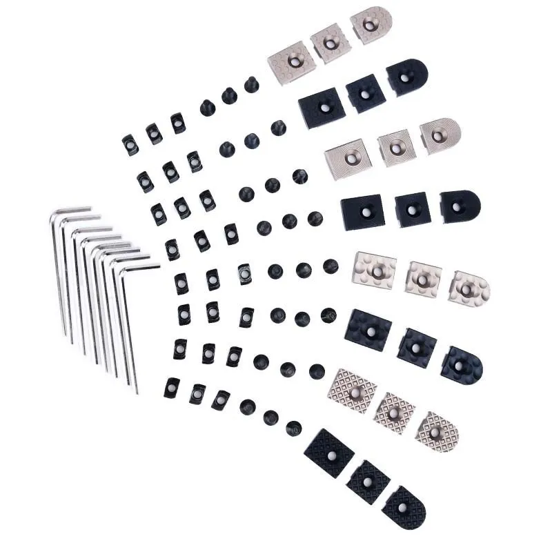 Wadsn táctico M-LOK Keymod 20mm cubierta de riel Picatinny gestión de cables para PEQ DBAL-A2 linterna de caza protector de mano - imagen 4