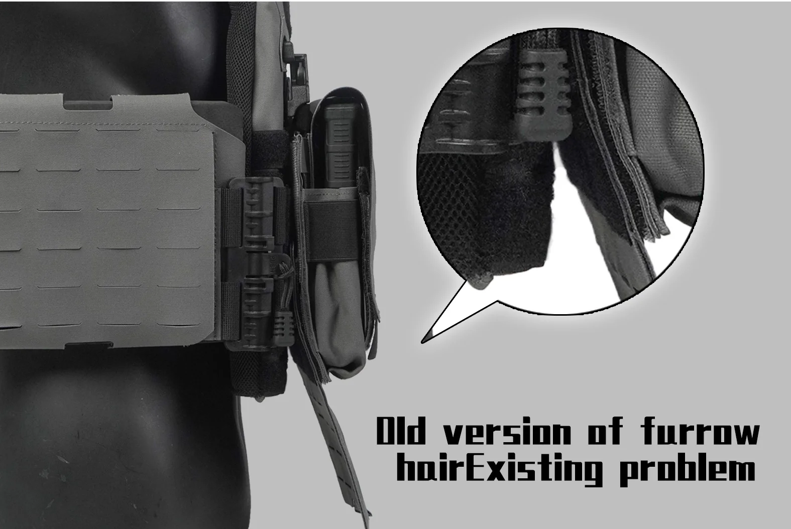 Chaleco Táctico DMGear - Detalle de tejido