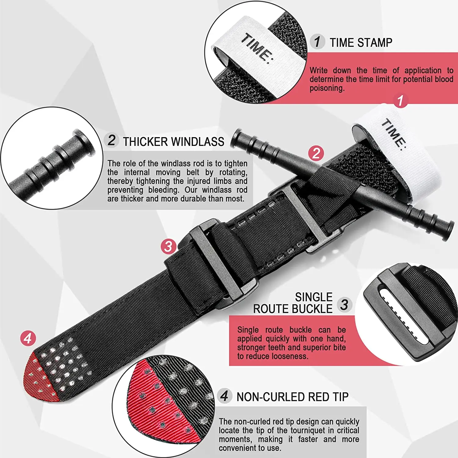 Bolsa de nailon para torniquete de gato táctico, bolsa colgante militar para exteriores, cinturón EDC - imagen 4