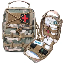 Bolsa médica táctica MOLLE, bolsa de primeros auxilios EMT, bolsa IFAK, bolsa de utilidad táctica IFAK para actividades al aire libre, suministros médicos