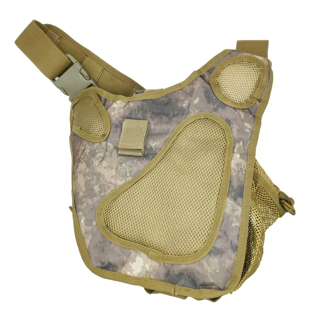 Bolsa de mensajero impermeable para caza al aire libre, bolso de hombro de camuflaje, bandolera para ciclismo, bolso individual para viaje, escalada, Camping - imagen 4