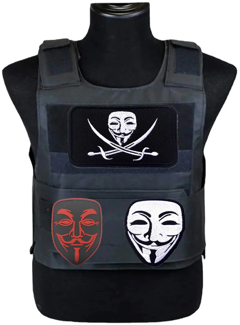 Vendetta Parche táctico bordado para mochila y brazalete con velcro - imagen 2