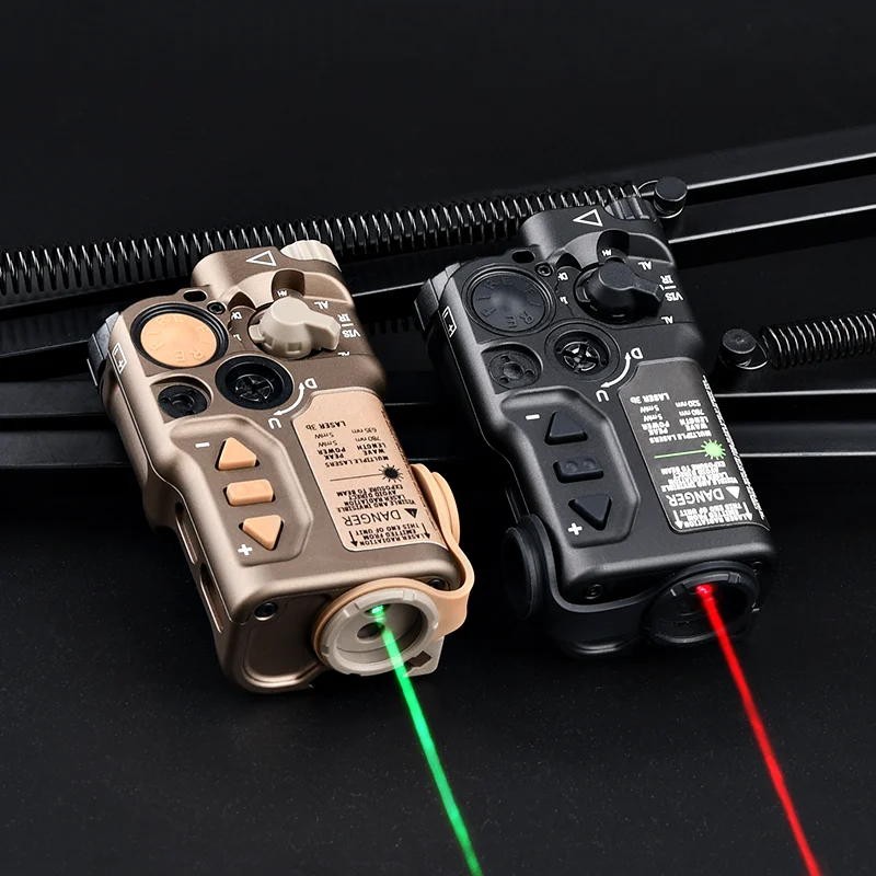 RAID X objetivo táctico Assit punto rojo mira rojo verde azul puntero óptico linterna láser caza Airsoft accesorios PEQ DBAL - imagen 2