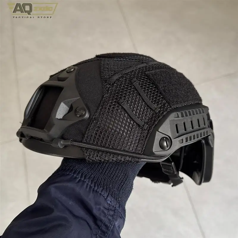 AQzxdc OPS Funda táctica para casco, cubierta de malla para casco, tela de piel para casco marítimo, funda para casco Airsoft, tela para piel - imagen 2
