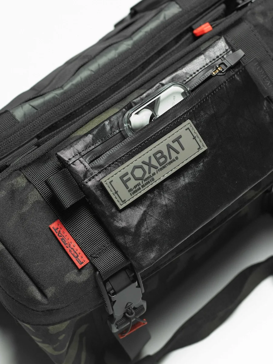 Parche de PVC FOXBAT MIL-SPEC, engranajes urbanos programables, insignia de goma táctica para ropa, mochila, chaleco, decoración, 8 colores - imagen 3