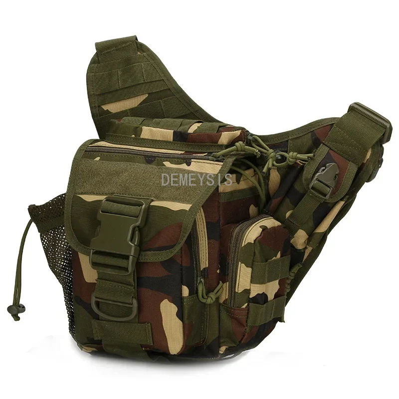 Bolso táctico Molle para hombre, bandolera deportiva para senderismo al aire libre, viaje, escalada - imagen 4