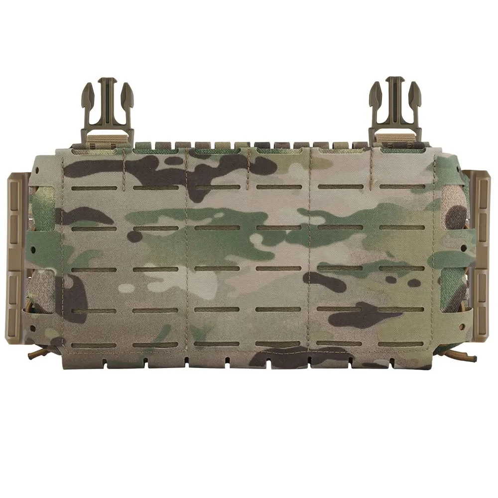 Bolsa táctica Triple para revistas, bolsa Molle de camuflaje ARC V3, bolsas para revistas con corte láser, portador de placa Airsoft, bolsa con Clip Airsoft M4 AR15 - imagen 2