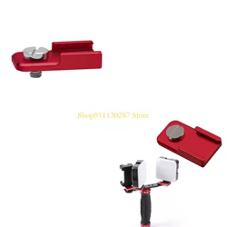 Adaptador J1HC aluminio 1/4-20 para montaje de equipos vídeo