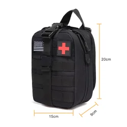 Kit botiquín primeros auxilios táctico MOLLE emergencia montaña