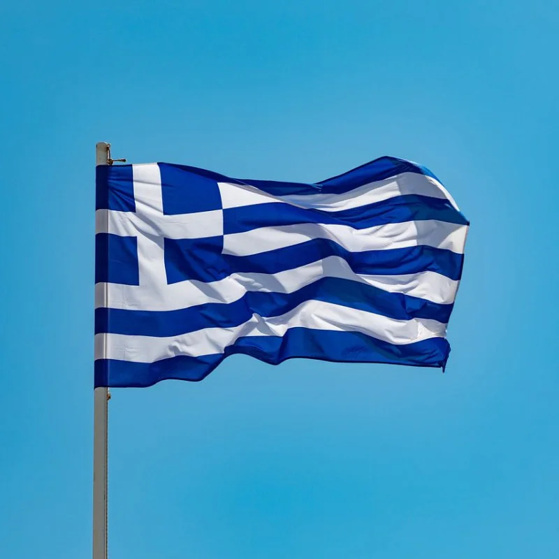 5 unids/lote bandera nacional de Grecia 90x150cm bandera de Grecia bandera nacional de la República Helénica al por mayor