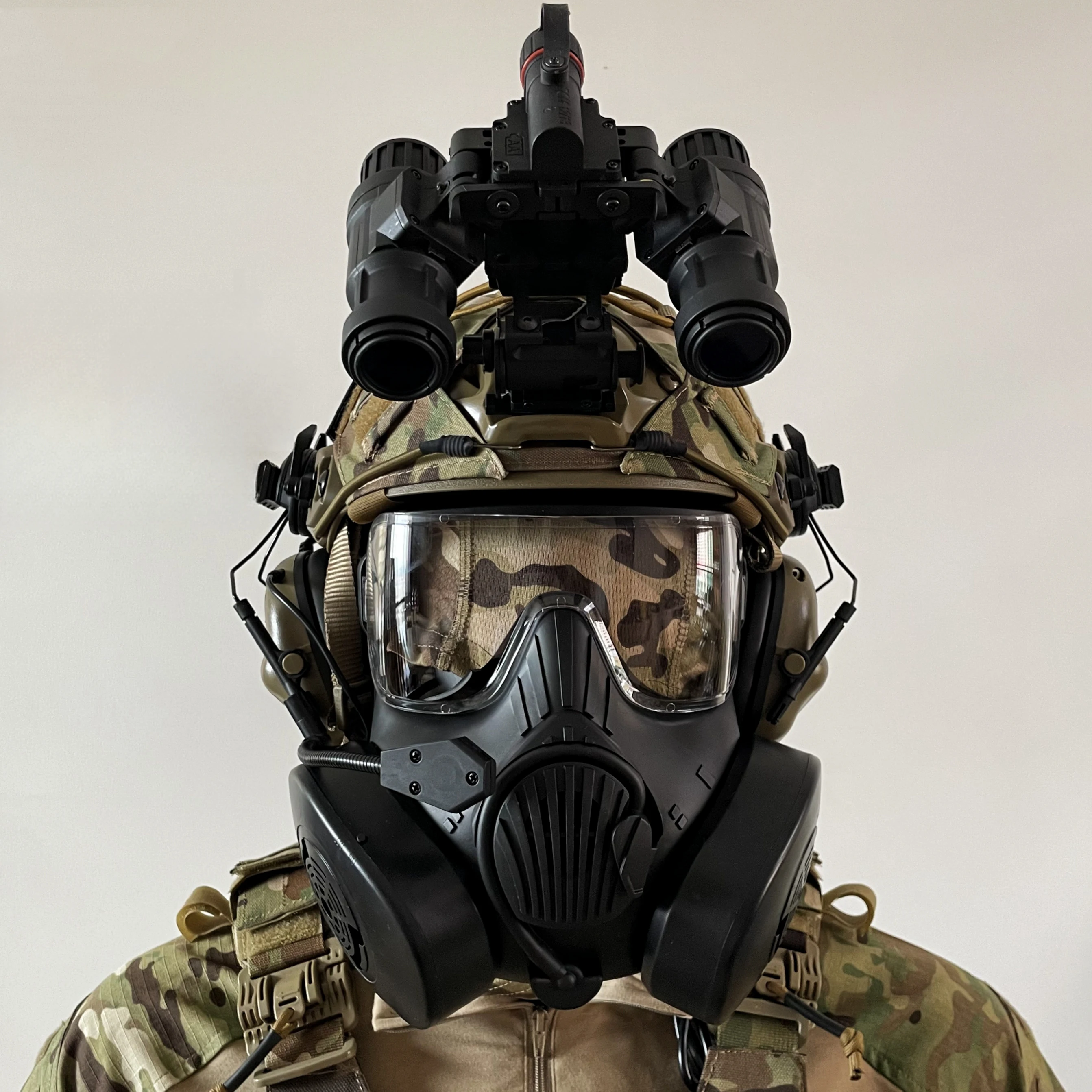 Casco táctico rápido para exteriores, conjunto completo de máscara de estilo para COSPLAY - imagen 3