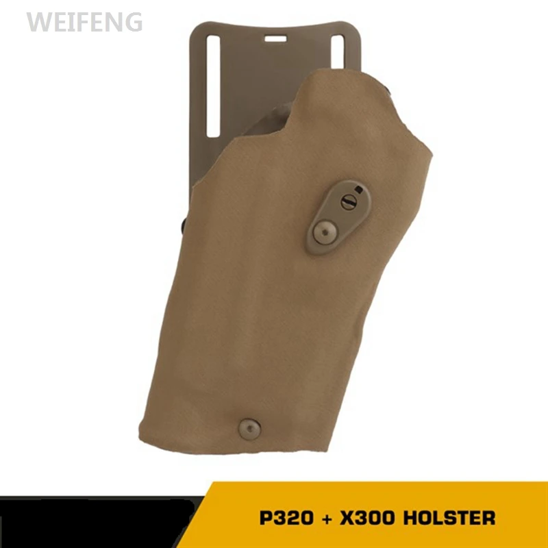Funda para pistola con rodamiento ligero P320, sistema de liberación rápida QLS, funda para pistola, funda para pierna caída X300Light, funda para pistola para muslo de caza - imagen 5