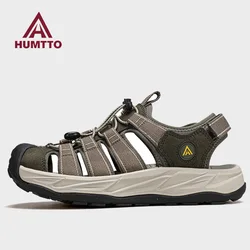 Sandalias HUMTTO para hombre, zapatos Upstream para exteriores, zapatos acuáticos, zapatillas para caminar, zapatos acuáticos ligeros de secado rápido para playa, transpirables para mujer