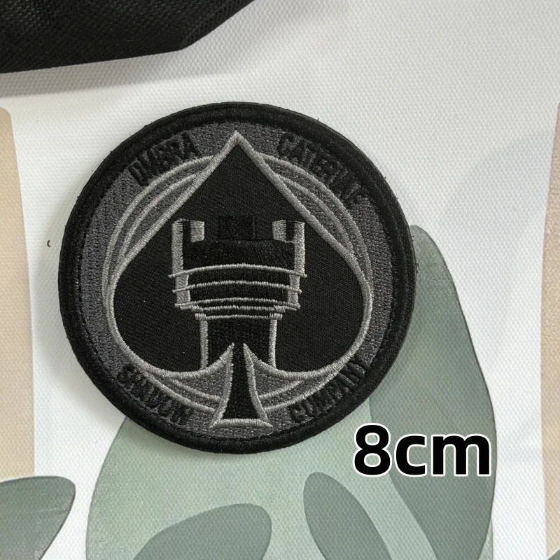 Parches tácticos Call of Duty para ropa, parche de gancho y bucle bordado, máscara de fantasma militar de PVC, insignias de moral en pegatinas para mochila - imagen 5