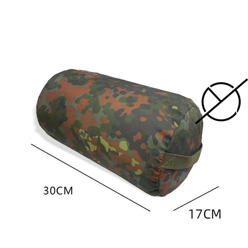 Camuflaje manchado alemán impermeable ligero y duradero portátil miscelánea bolsa de cubo bolsa de reciclaje bolsa de accesorios - imagen 2