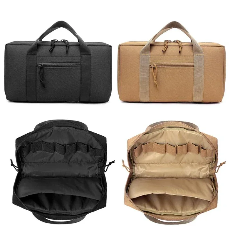 Funda táctica para pistola, funda protectora para pistola, bolsa de transporte militar para combate Airsoft, pistola de tiro, caza, Glock 19 17, accesorios - imagen 2