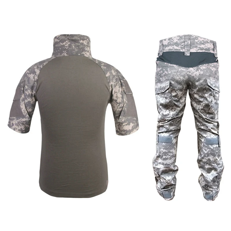 Emersongear-Conjunto de combate táctico ACU, uniforme versión de verano, trajes, ropa, camisas, pantalones, entrenamiento, caza, deportes al aire libre, EM6921 - imagen 4
