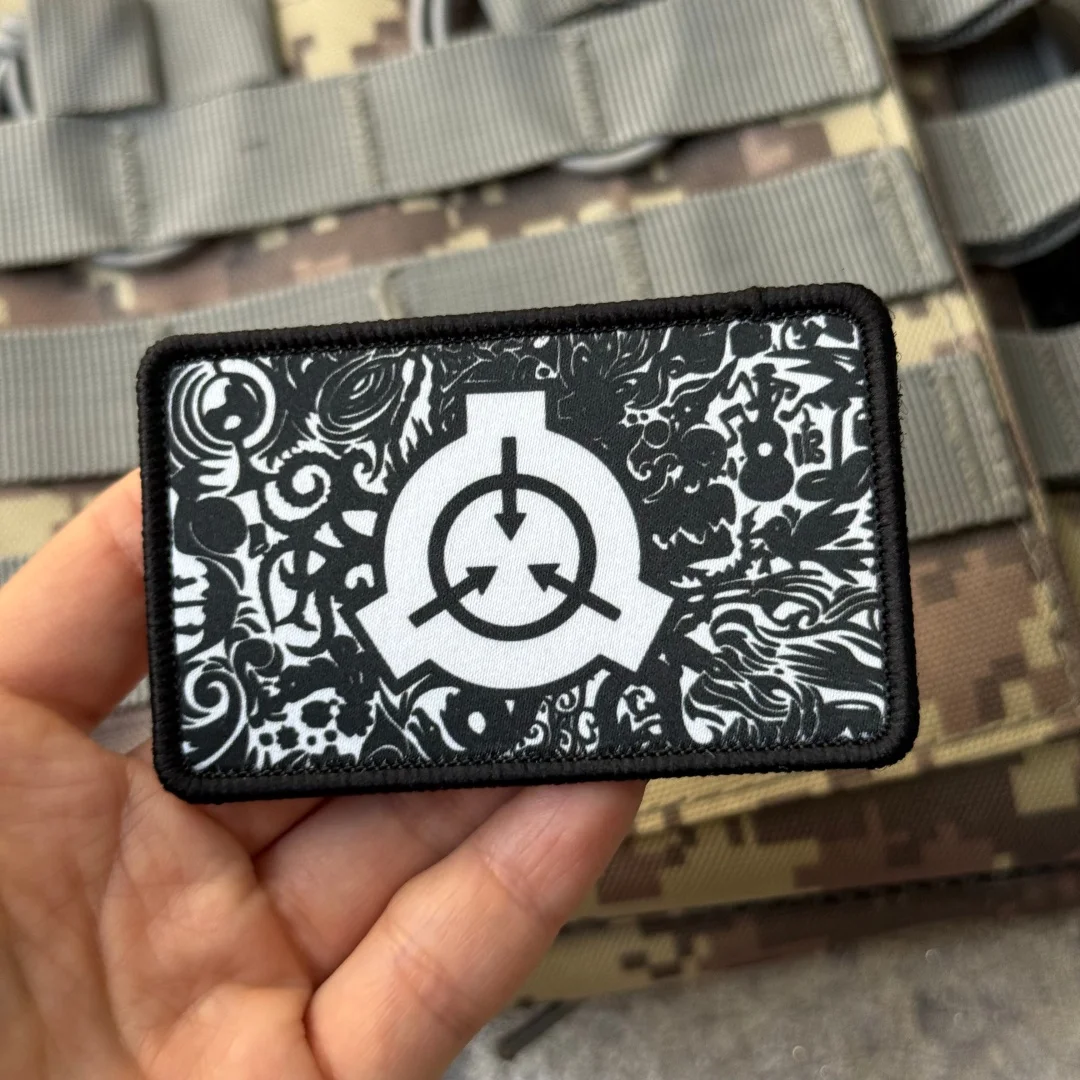 Parche táctico Fundación SCP con gancho y bucle para mochila - imagen 3