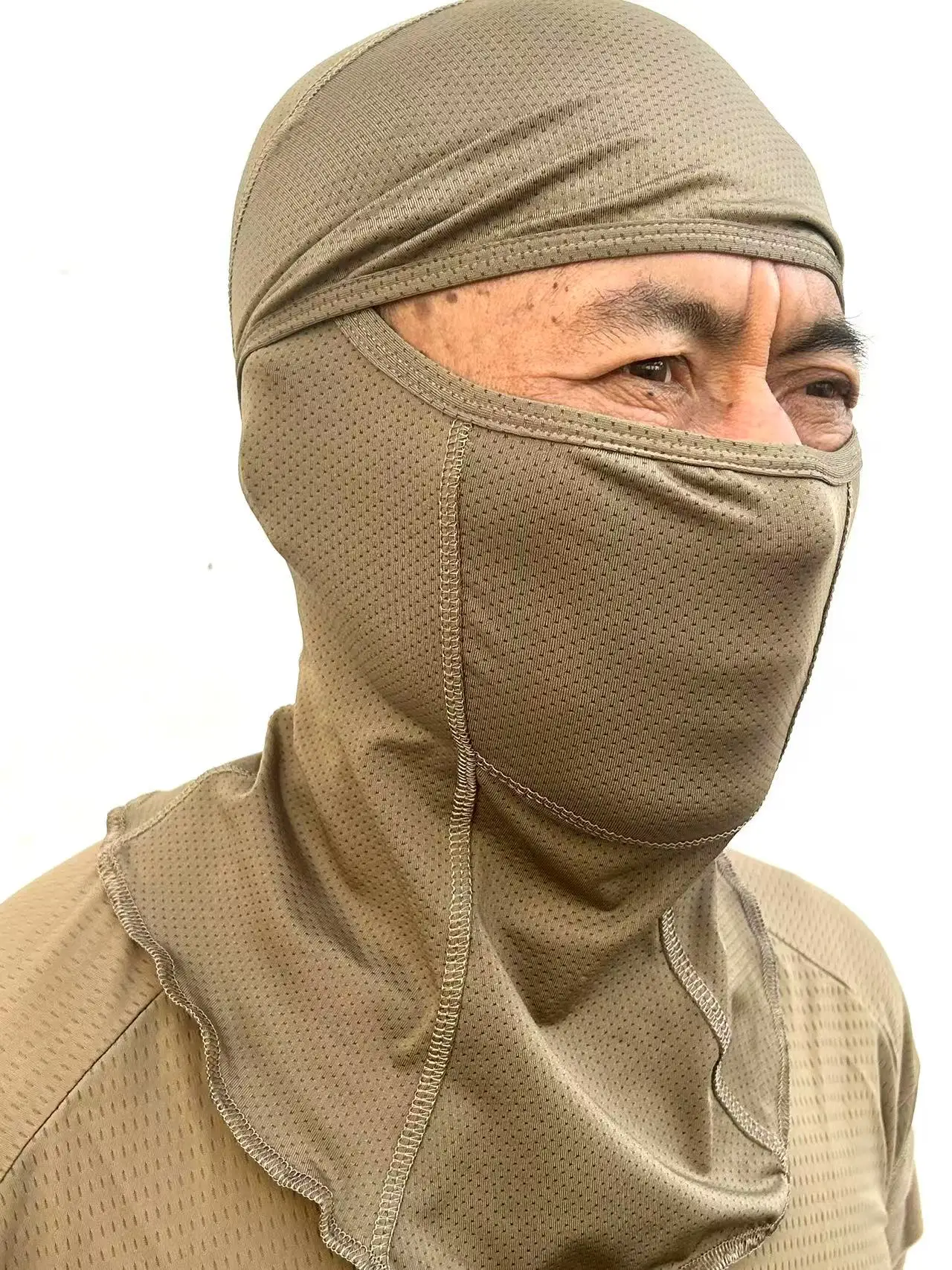 SMTP Z406 Pasamontañas transpirable para exteriores con cubierta para ventilador militar