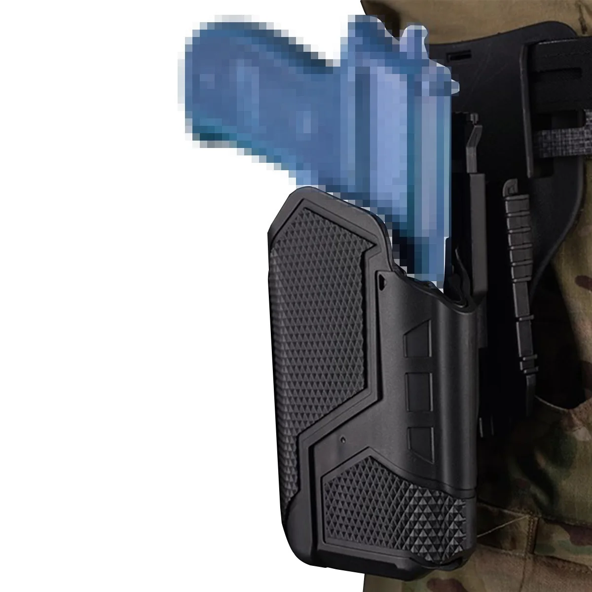 Funda táctica de extracción rápida para pistola, fundas ajustables para cinturón de tiro y caza al aire libre, pistolas universales Airsoft
